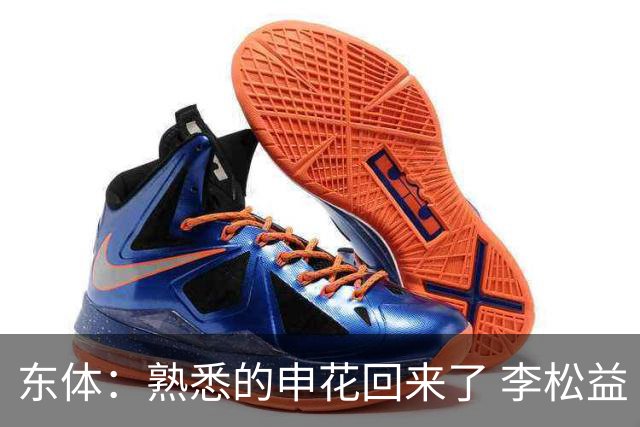 东体：熟悉的申花回来了 李松益“即插即用”将获更多用武之地